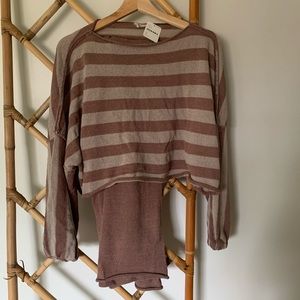 Free people Shaka set size small nwt